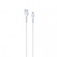  USB kabelis Devia Kintone Lightning 1.0m white 5V 2.1A 
